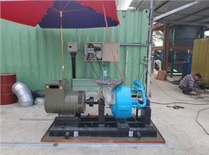 50KW pequeno gerador de turbina a vapor de condensação